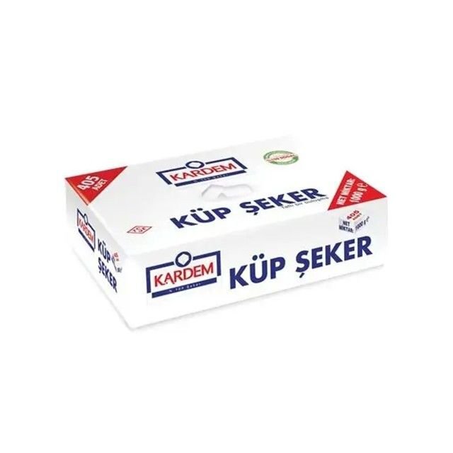 Kardem Küp Şeker 1 Kg Doğal Katkısız 405 Adet