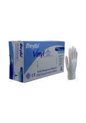 Beybi Pudrasız Vinil Eldiven L Beden - 100’lü Kutu