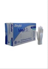 Beybi Pudrasız Vinil Eldiven L Beden 100’lü Kutu