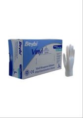 Beybi Pudrasız Vinil Eldiven L Beden 100’lü Kutu