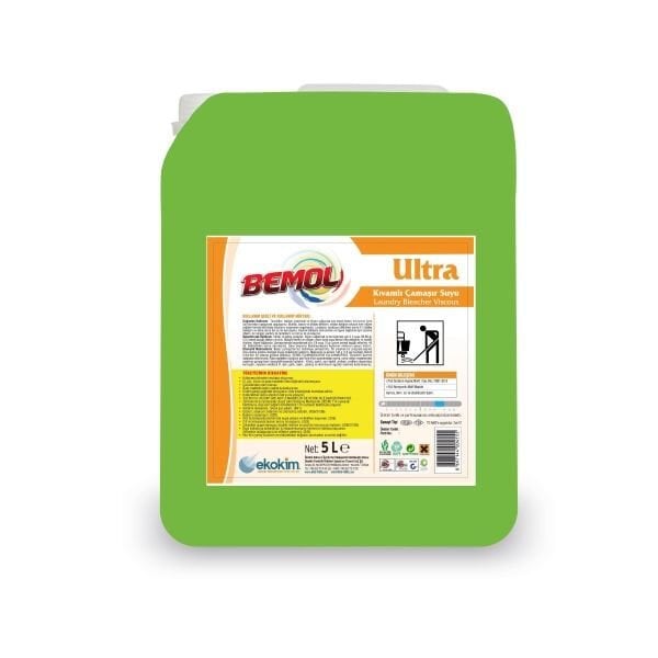 Bemol Ultra Kıvamlı Çamaşır Suyu 5 Litre Güçlü Hijyen