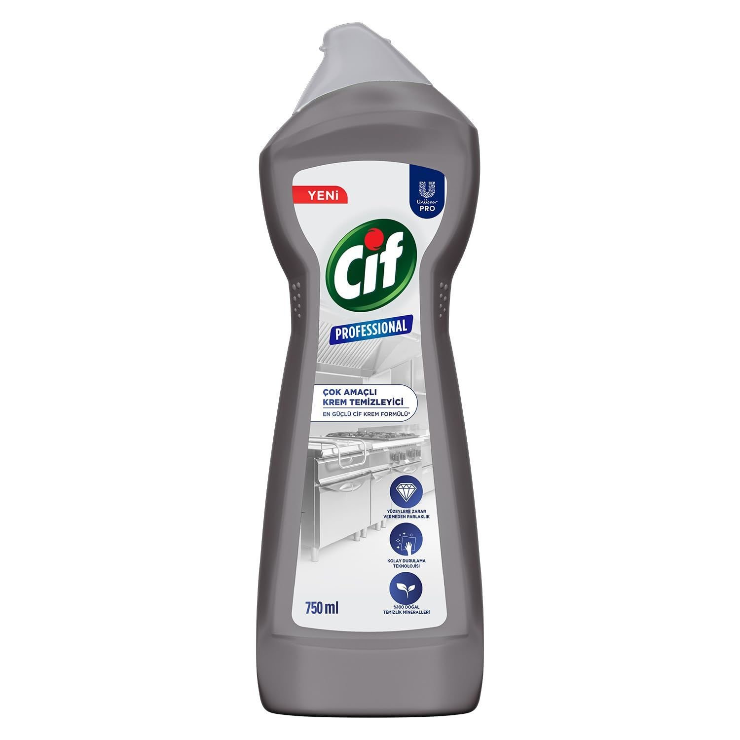 Cif Professional Çok Amaçlı Krem Temizleyici 750 ml Güçlü Temizlik