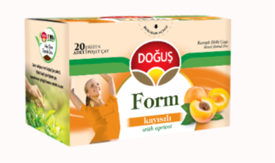 Doğuş Form Kayısı Çayı 20'li – Doğal Bitki Çayı Keyfi