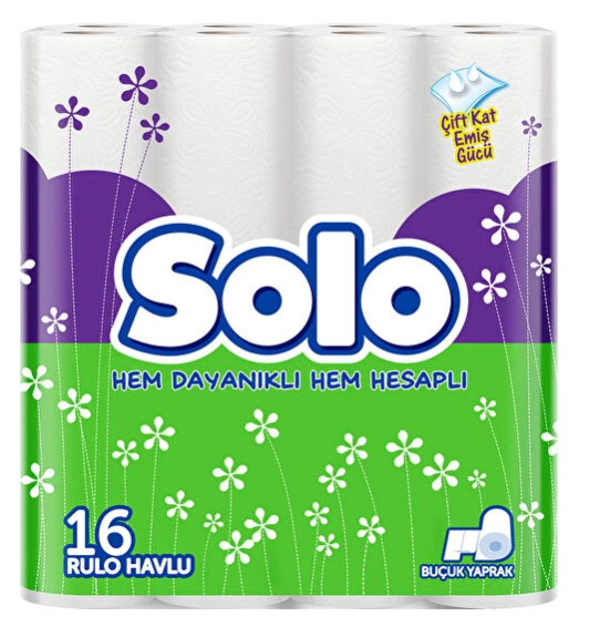 Solo Kağıt Havlu - 16 Rulo, Çift Katlı