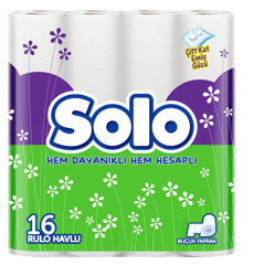 Solo Kağıt Havlu 2 Katlı 16'lı