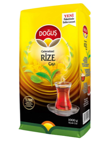 Doğuş Geleneksel Rize Dökme Çay 1000 GR | Yoğun Aromalı Karadeniz Çayı